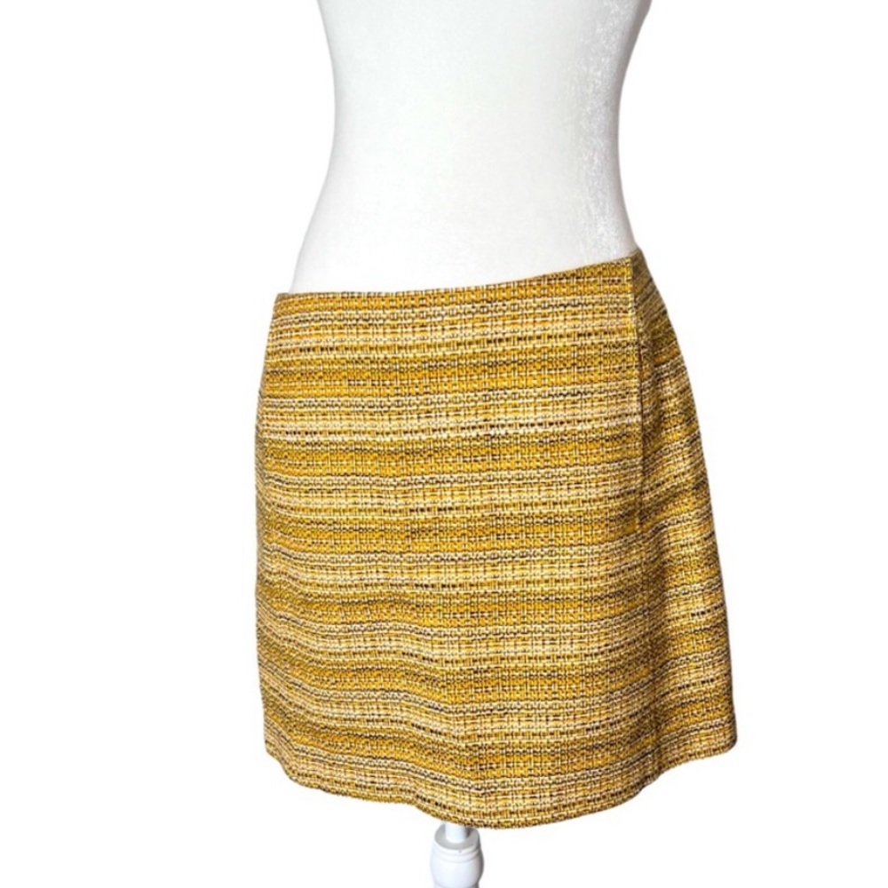 🔵 3 / $15 - Joe Fresh - Yellow Cotton Blend Knit Skirt - Size 8